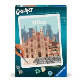 CreArt pictura pe numere pentru adulti Milano plin de culoare
